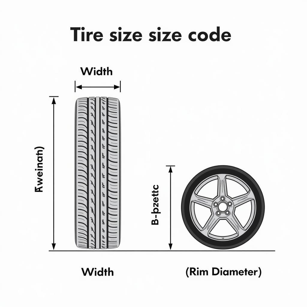 Erläuterung der Reifengröße