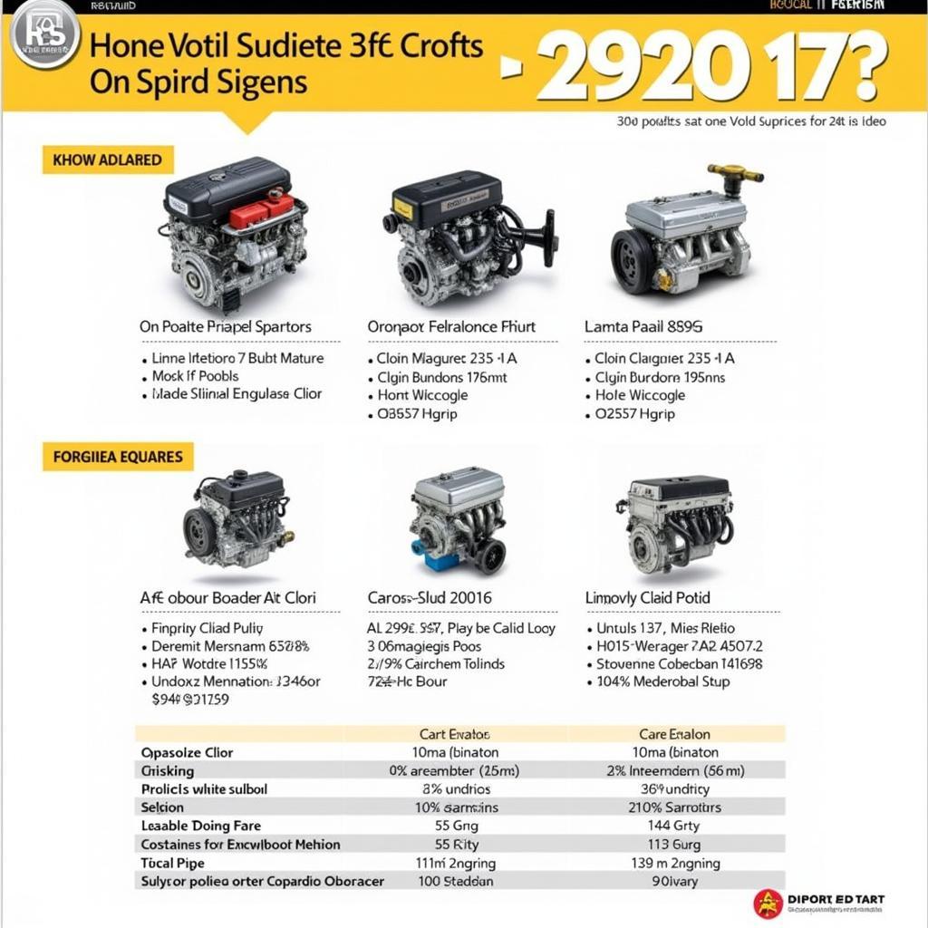 Verschiedene Motorvarianten des Renault Clio 1990