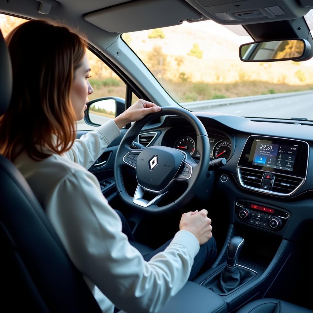 Fahren mit einem Renault Vollhybrid