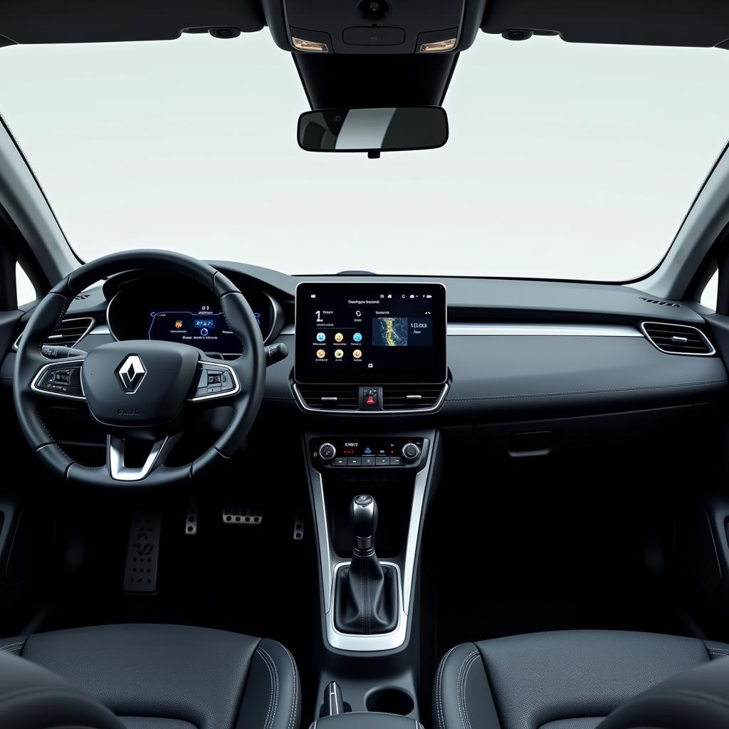 Moderner Renault Zoe Dashboard