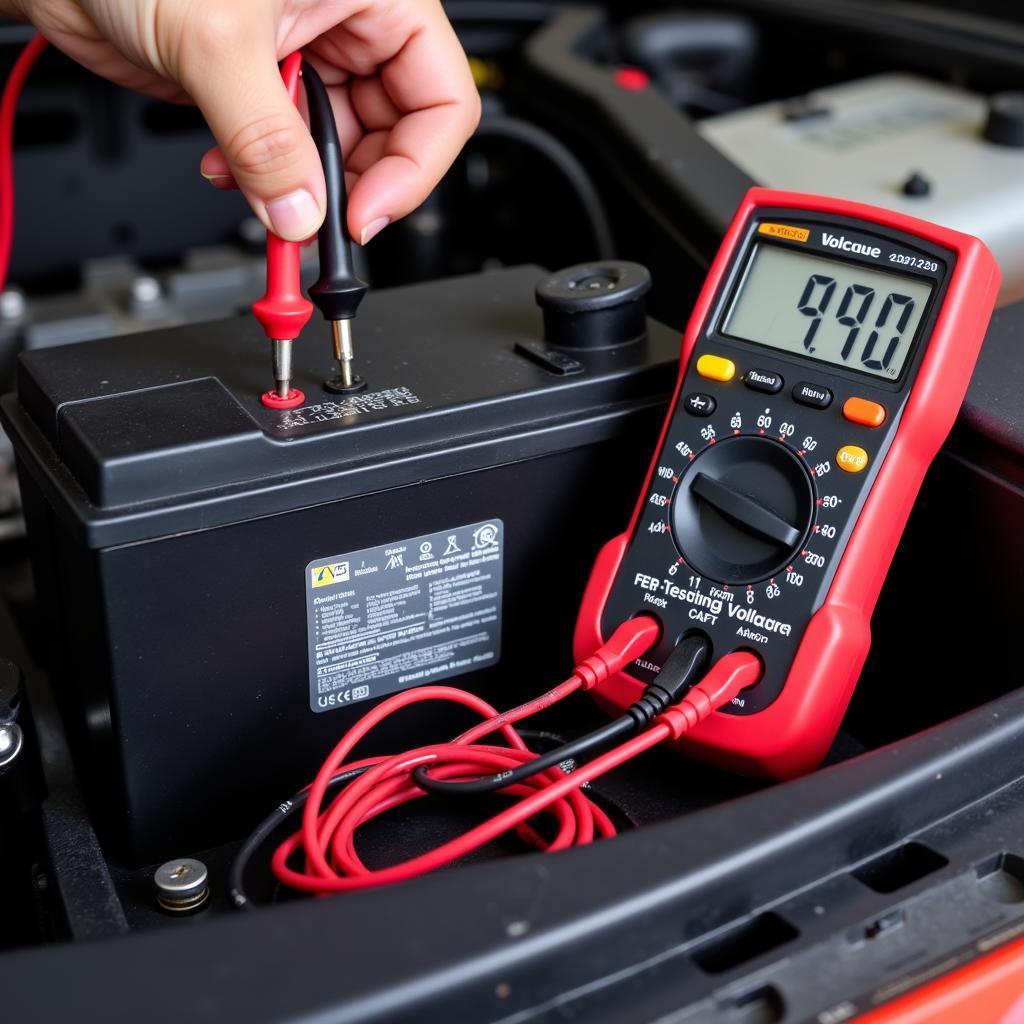 Ruhespannungsmessung mit einem Multimeter