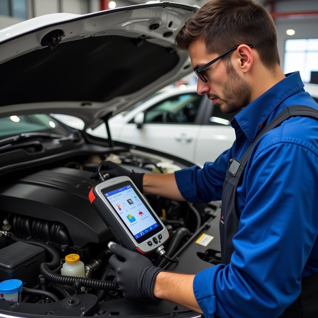 Fehlerdiagnose am Schlitzohr Auto