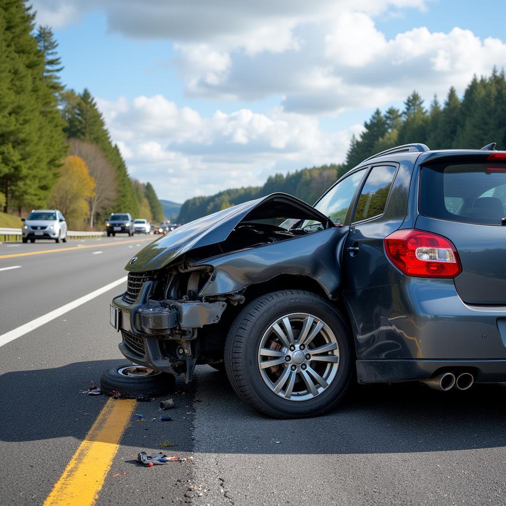 Schwerer Unfall auf der A38 durch technischen Defekt