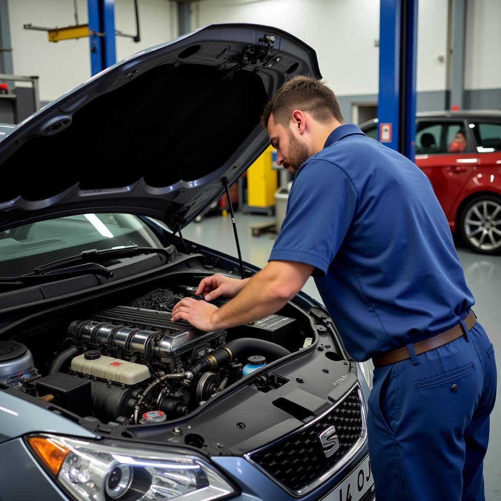 Regelmäßiger Werkstatt-Check für den Seat Ibiza