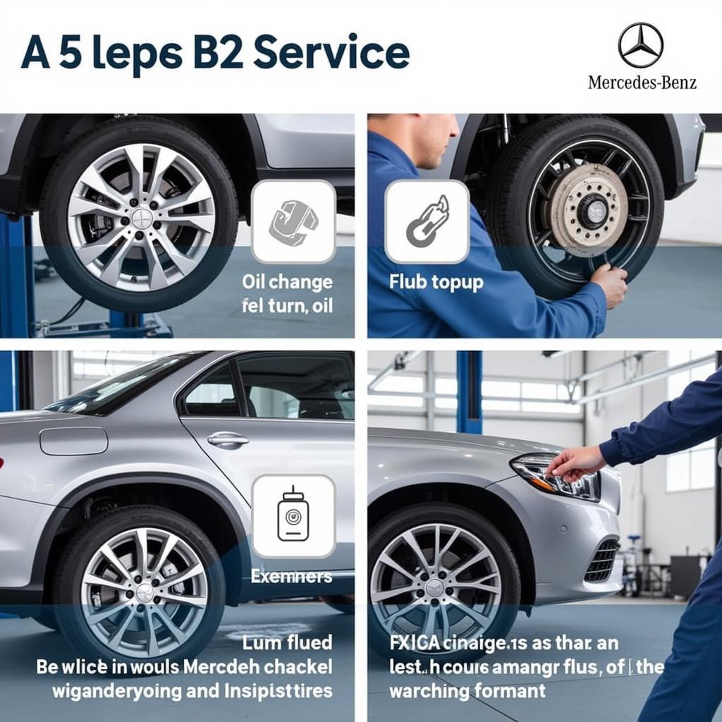 Service B2 Mercedes Umfang