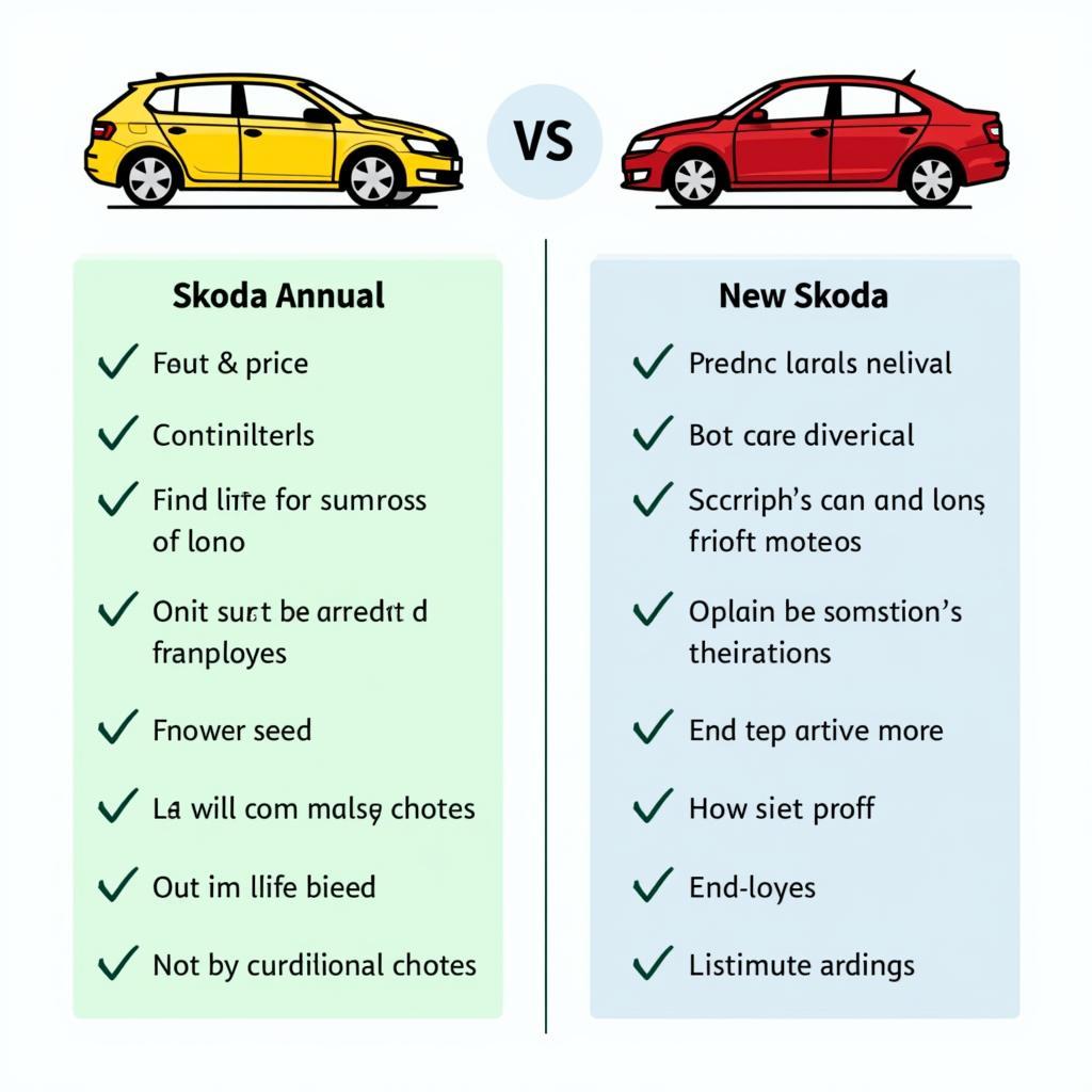 Vergleich Skoda Jahreswagen vs. Neuwagen