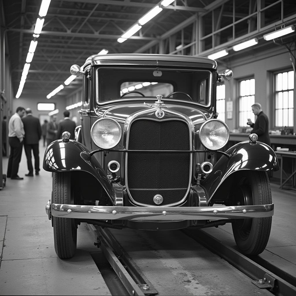 Produktion der Skoda Voiturette A