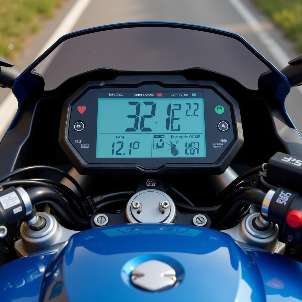 Suzuki GSXS 950 Display und Armaturen