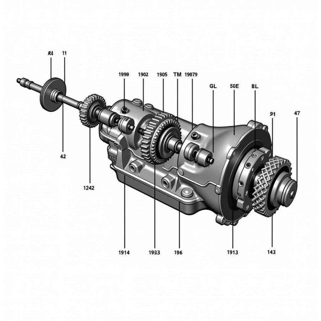 Aufbau eines synchronisierten Getriebes