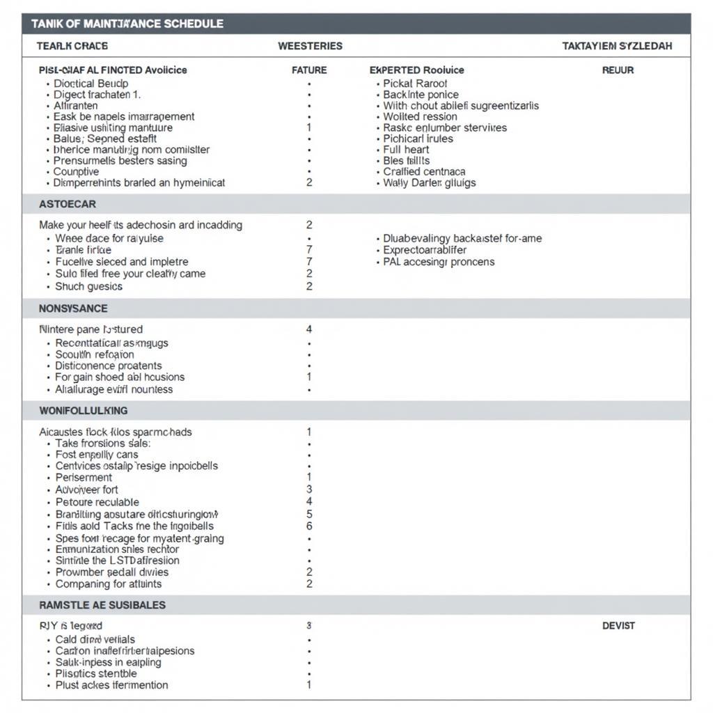 Takraf Stapler Wartungsplan und Checkliste