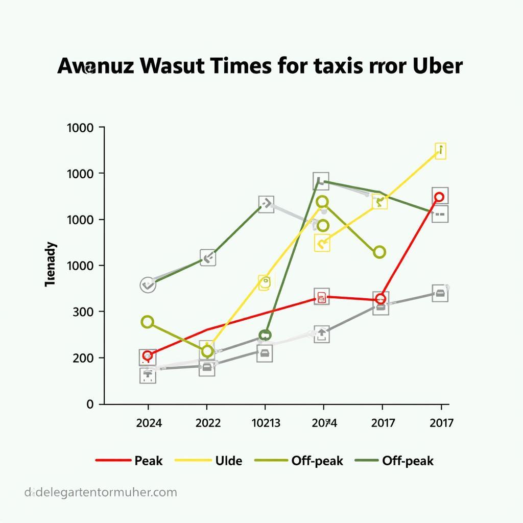 Vergleich der Wartezeiten von Taxi und Uber