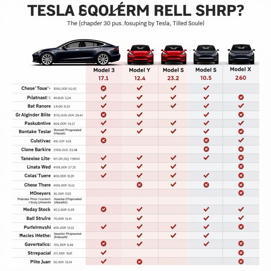 Tesla Modelle im Vergleich: Model 3, Y, S und X