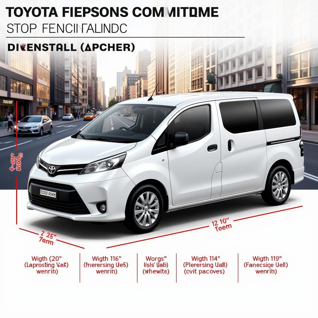 Toyota Proace Verso Compact Abmessungen - Länge, Breite, Höhe