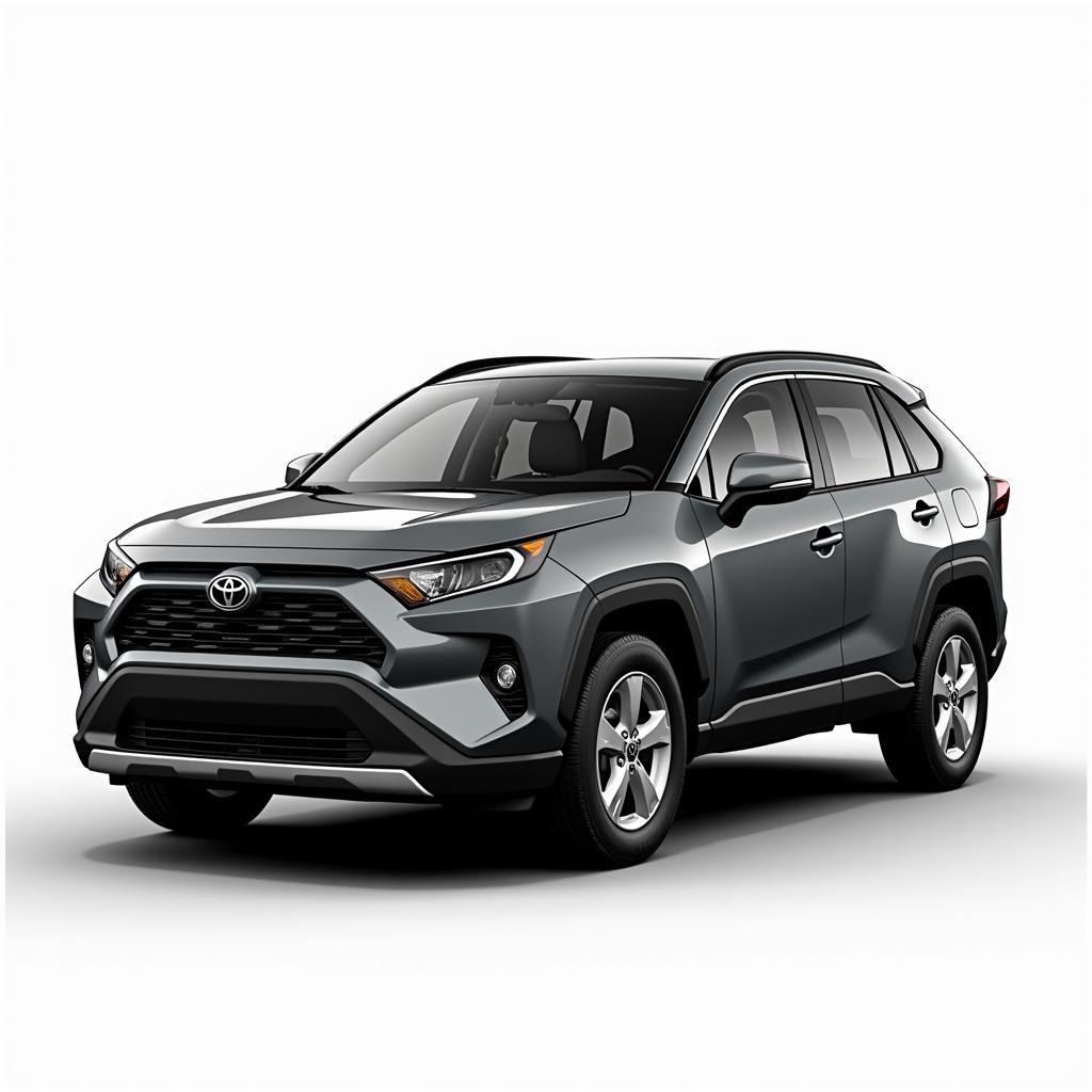 Der Toyota RAV4 2019 von außen in der Seitenansicht