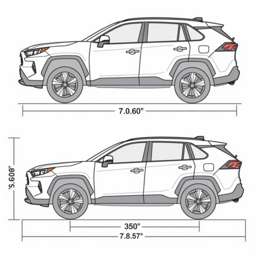 Toyota RAV4 Aktuelle Generation Maße