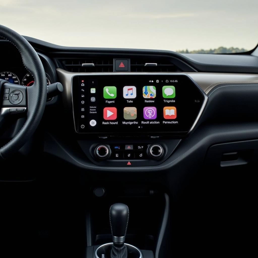 Infotainmentsystem des Toyota Yaris Cross