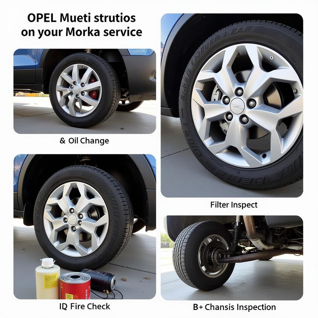 Umfangreiche Wartungsarbeiten am Opel Mokka