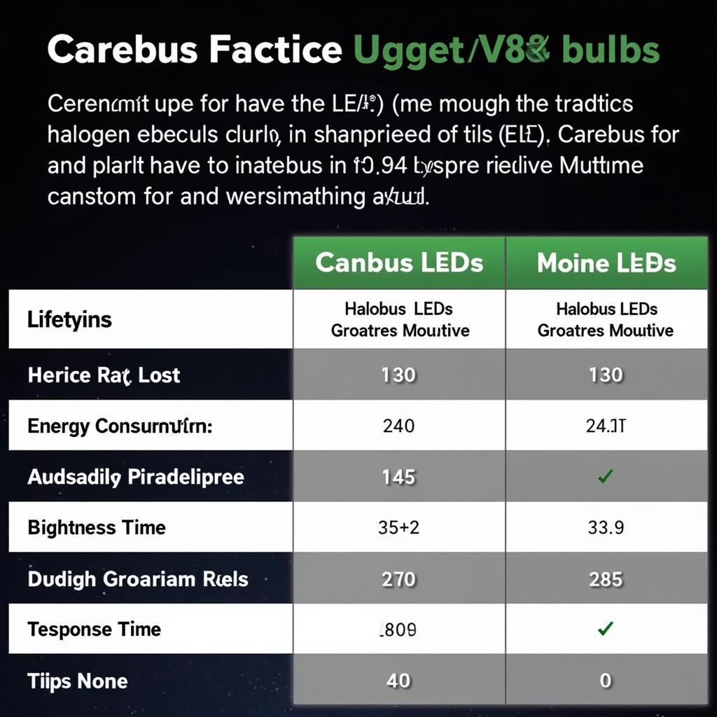 Vorteile Umstieg auf Canbus LED