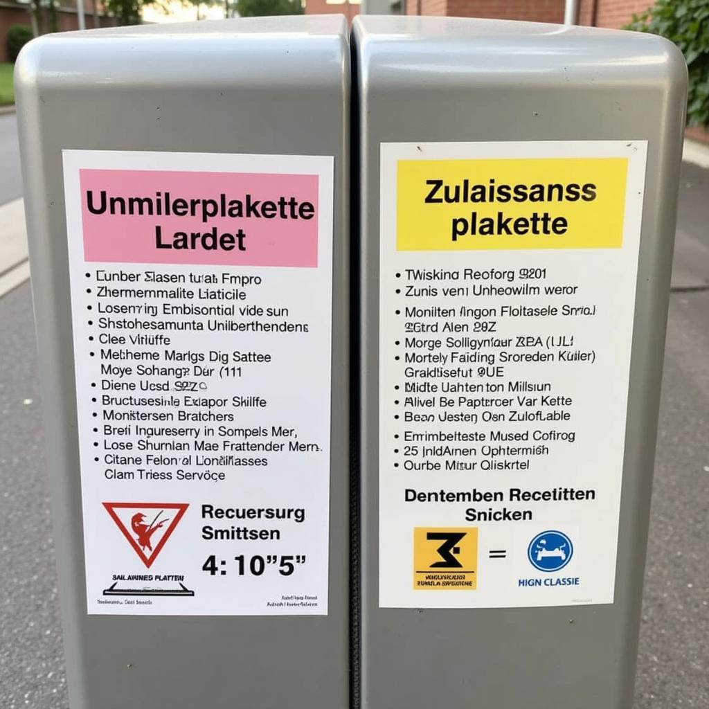 Umweltplakette vs Zulassungsplakette