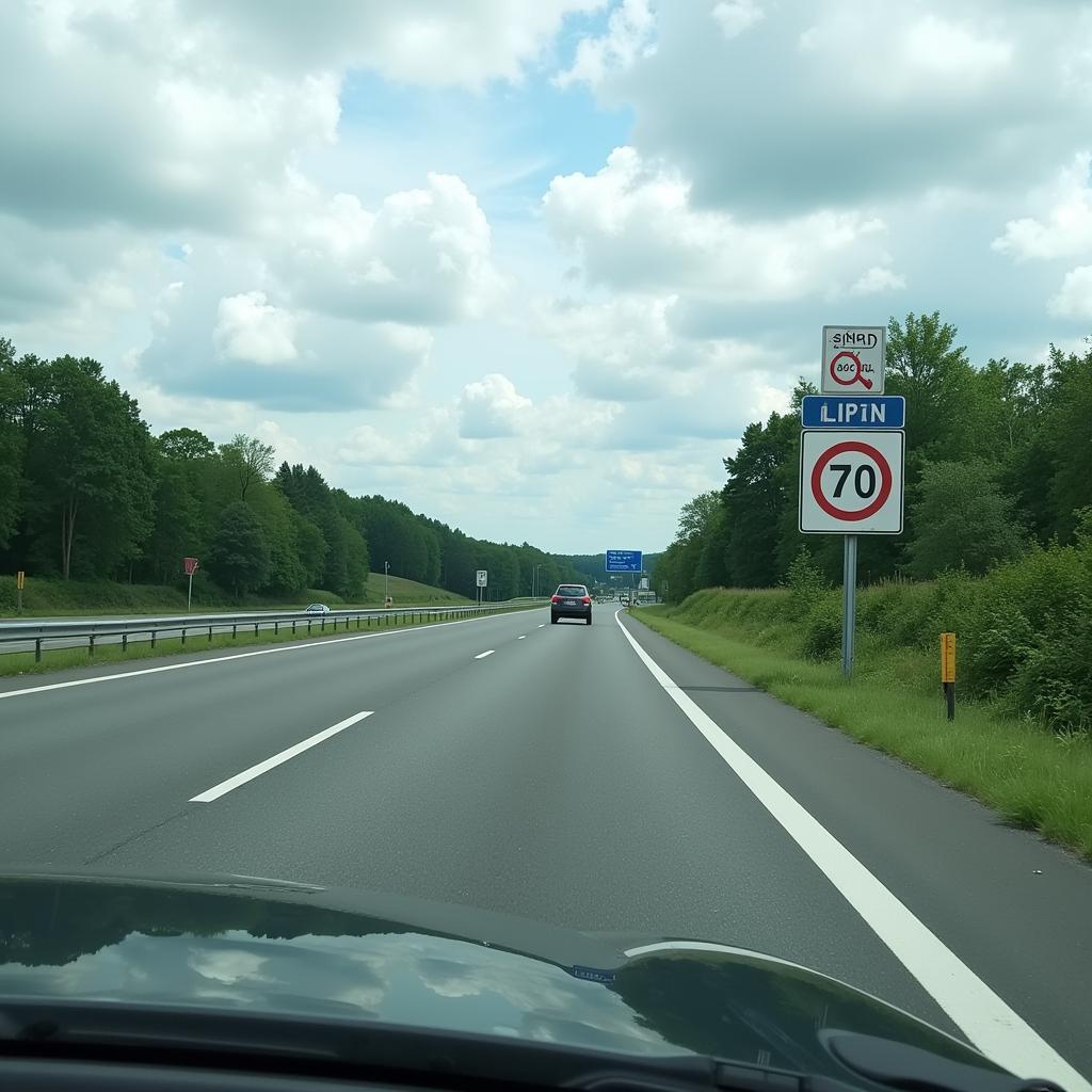 Realität der unbegrenzten Autobahn in Deutschland