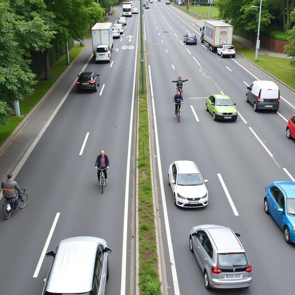 Verkehrssituation Coburg