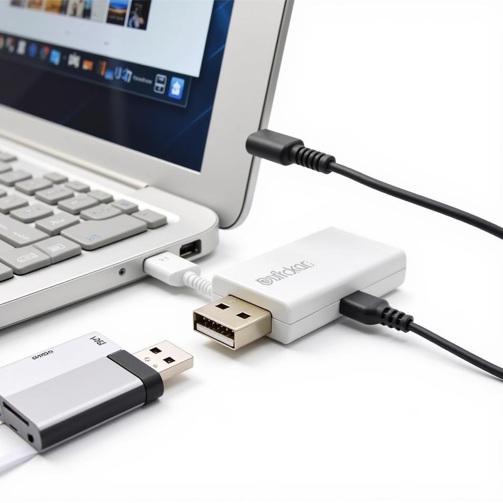 USB Splitter 1 auf 2 anschließen