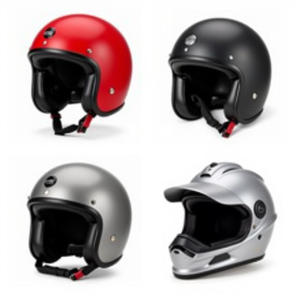 Vespa Helm Herren Typen