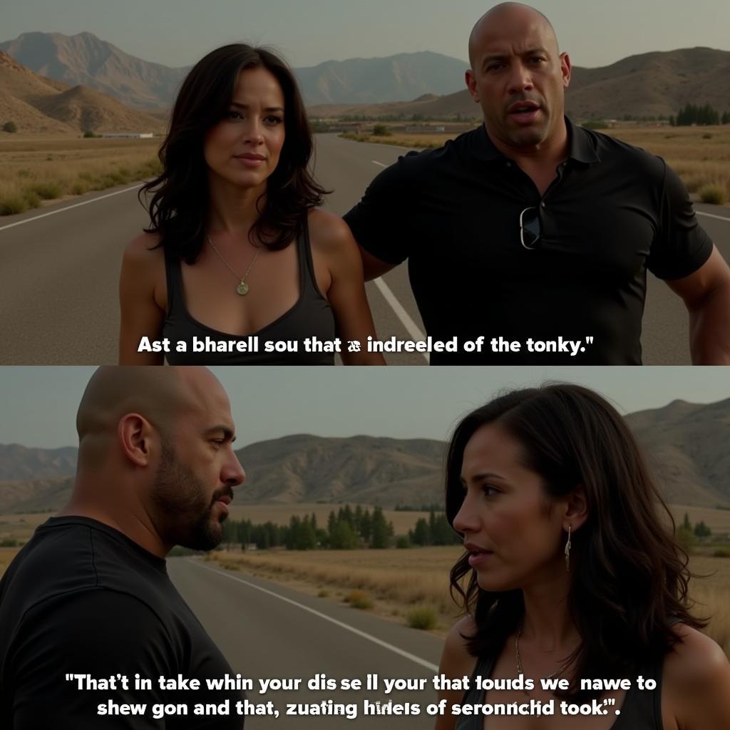 Vin Diesel und Michelle Rodriguez in einer Szene aus Fast & Furious