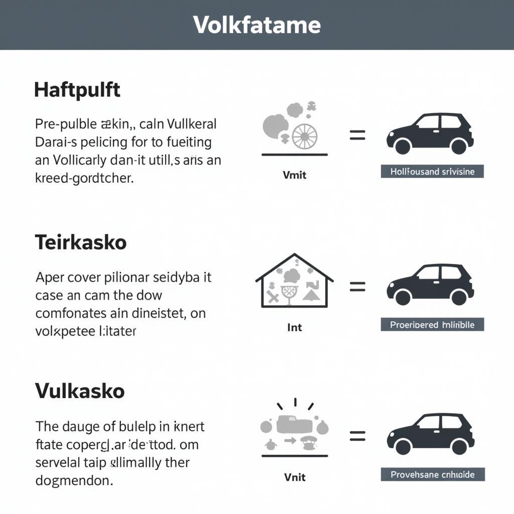 Volkswagen Kfz-Versicherung Arten