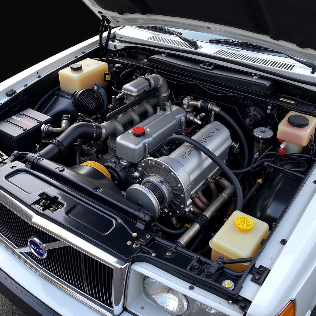 Der Motor des Volvo 740 Limousine: Ein Blick unter die Haube