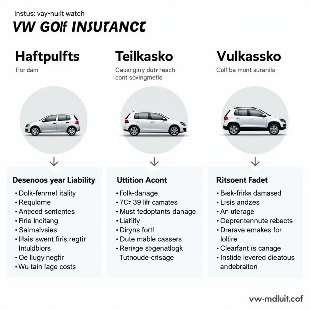 VW Golf Versicherungstypen