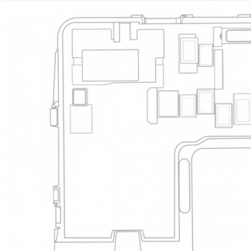 VW Passat Sicherungskasten Belegungsdiagramm: Ein übersichtliches Diagramm, das die Sicherungsbelegung für verschiedene VW Passat Modelle darstellt.