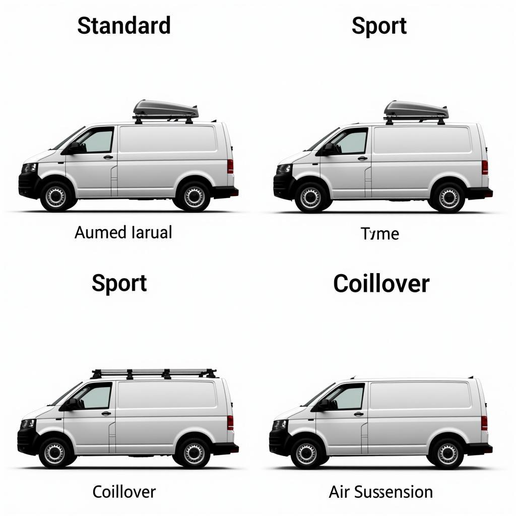 VW T5 Fahrwerk Typen: Serien-, Sport-, Gewinde- und Luftfahrwerk