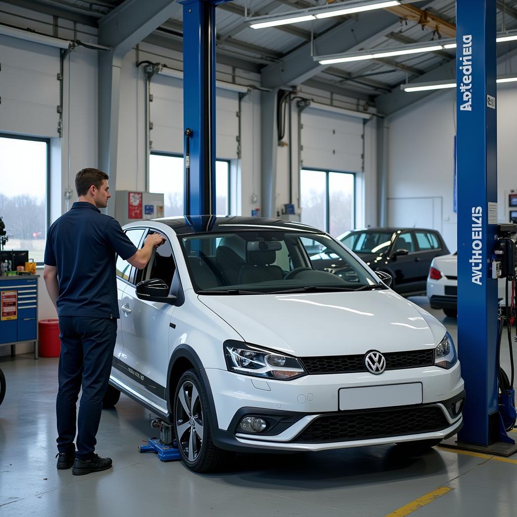 VW Taigo Rückrufaktion: Werkstattbesuch