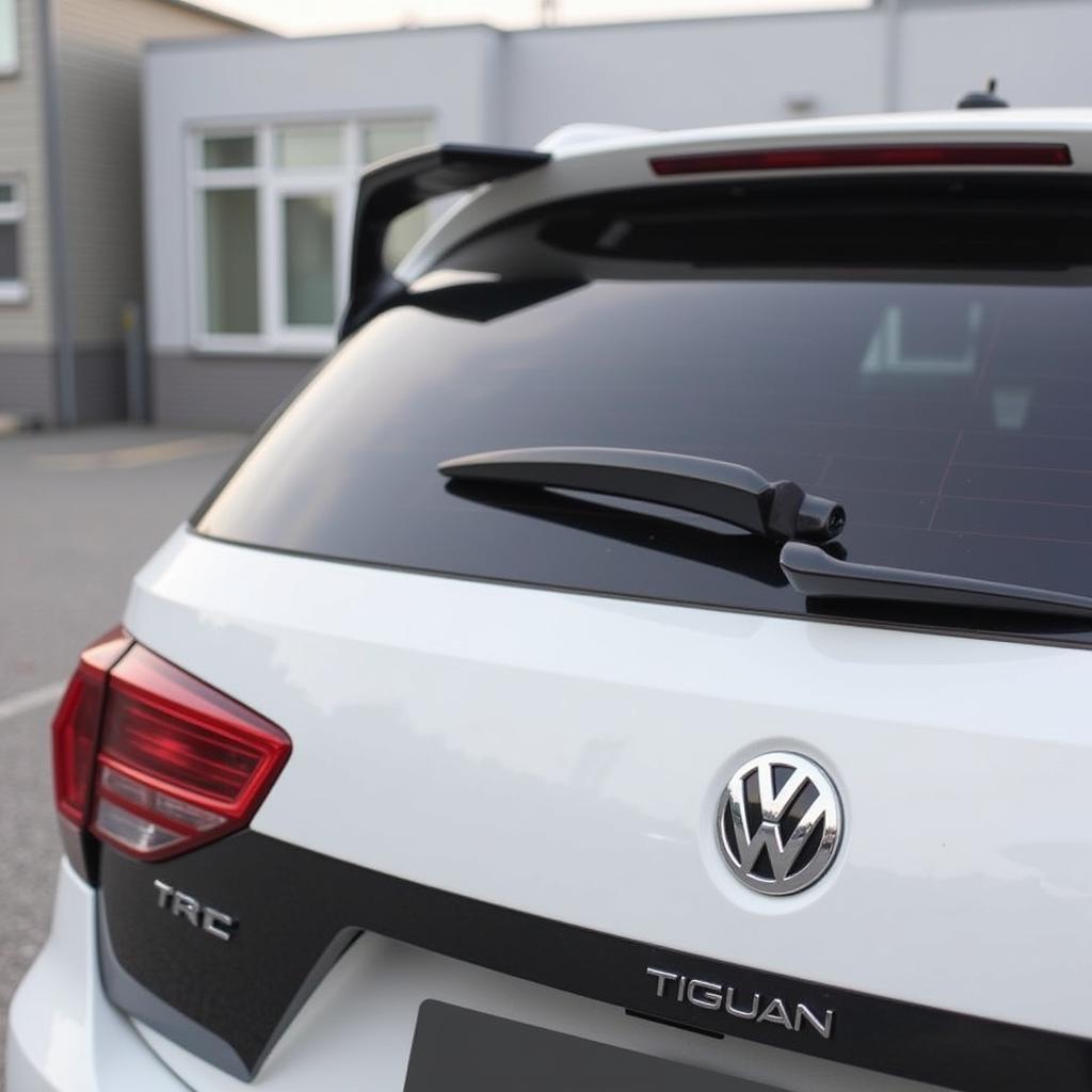 VW Tiguan mit Heckspoiler