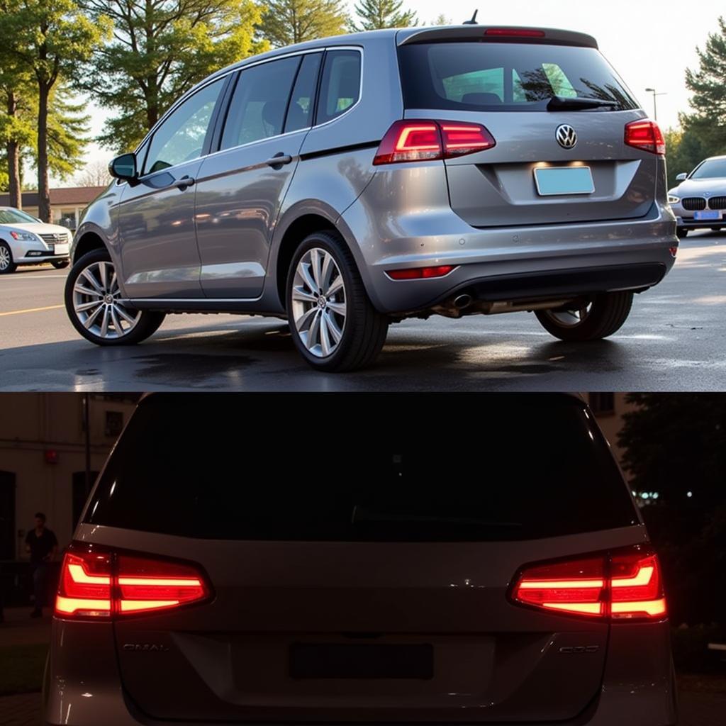 VW Touran Rückleuchten Funktion