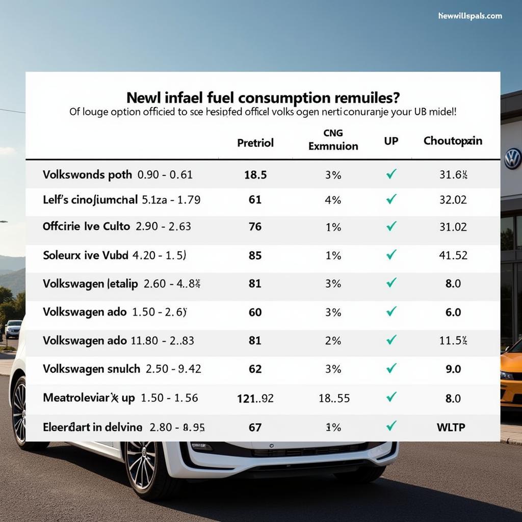 Volkswagen Up Offizielle Verbrauchsangaben