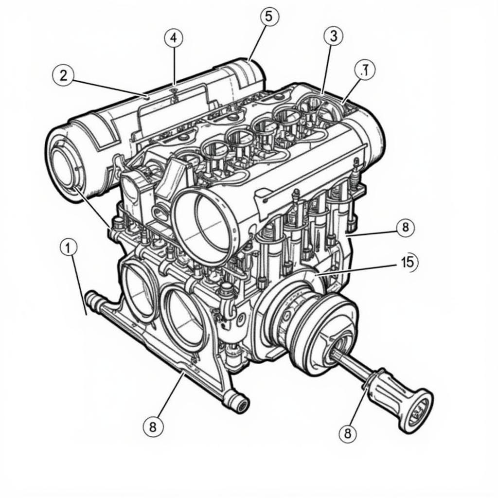 Aufbau des W10 Motors