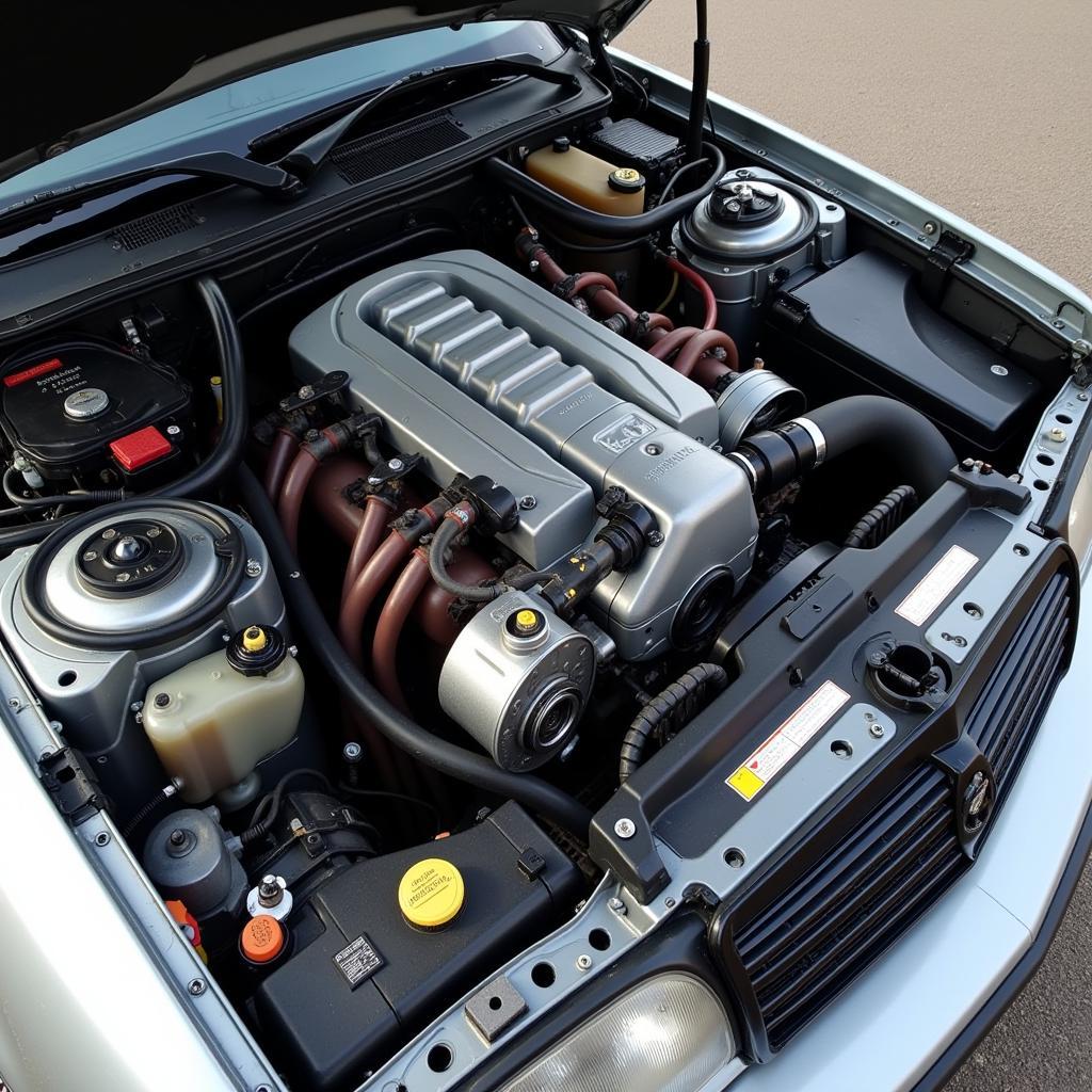 Sechszylinder-Motor im W124