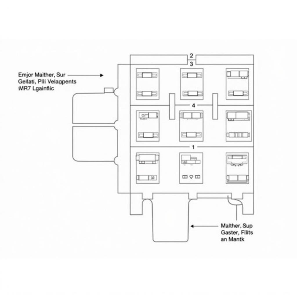 Diagramm der Sicherungsbelegung W212