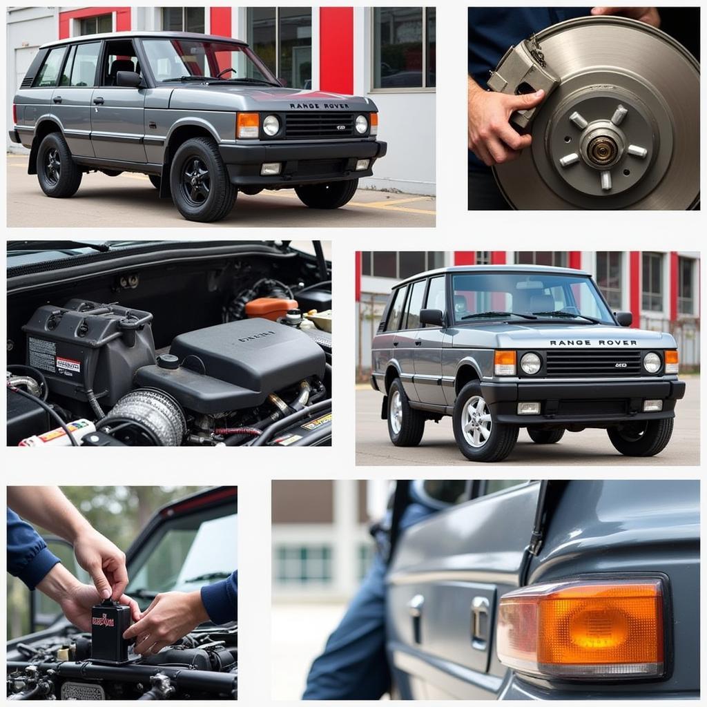 Wartung des L322 Range Rover