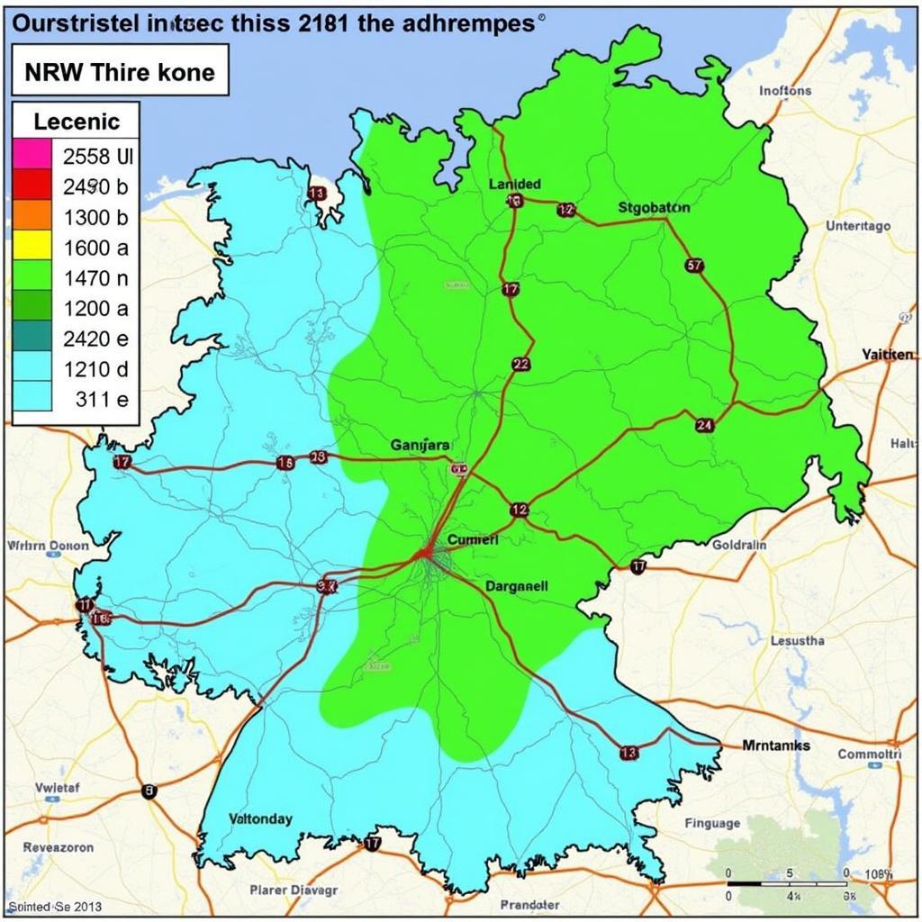 Wettervorhersage und Verkehrsinformationen für Nordrhein-Westfalen