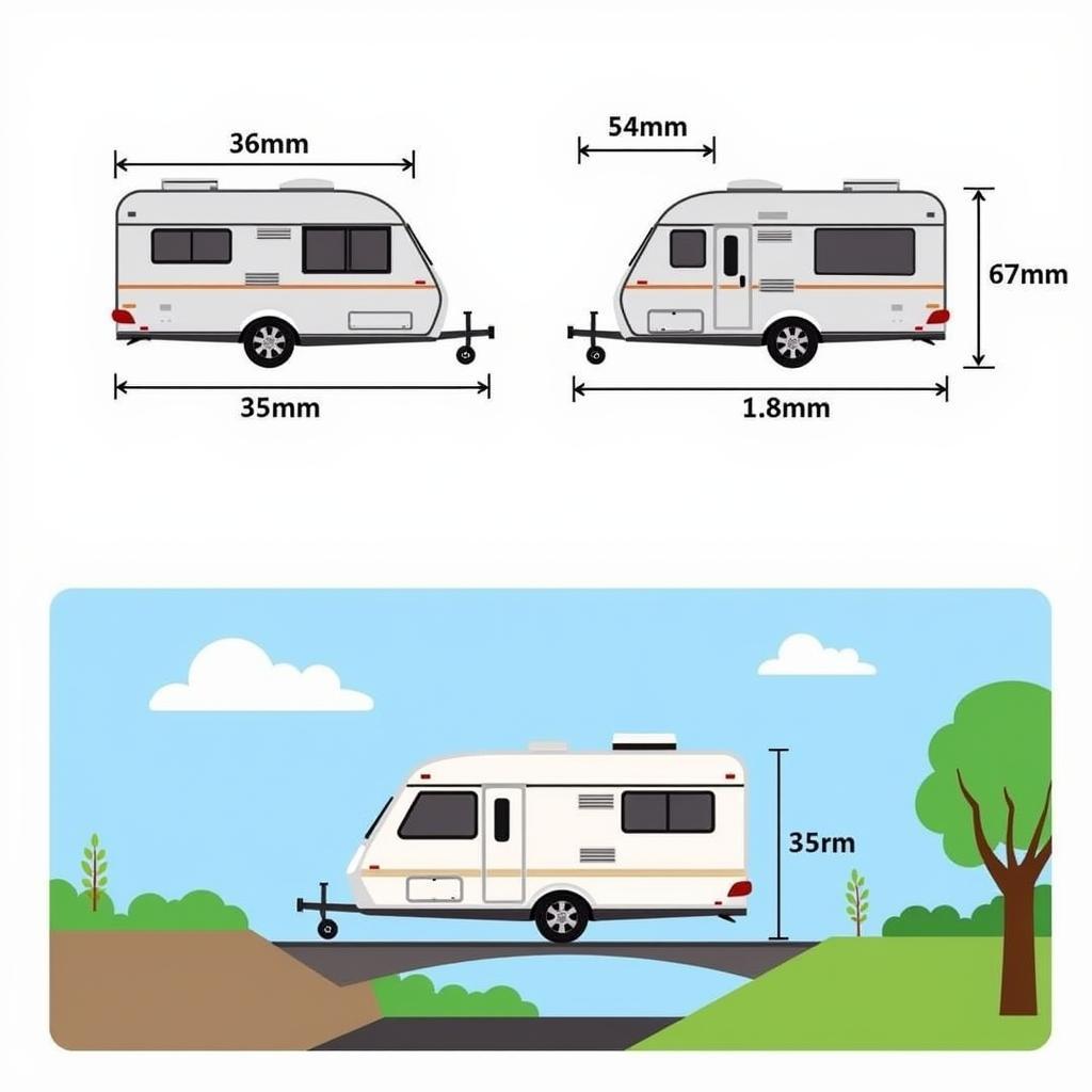 Wohnwagen Höhe Messen