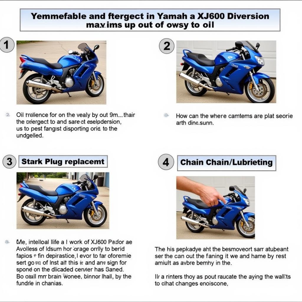 Wartung der Yamaha XJ600 Diversion