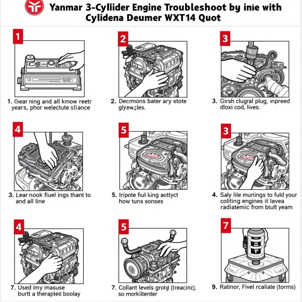 Problemlösung beim Yanmar 3-Zylinder Motor