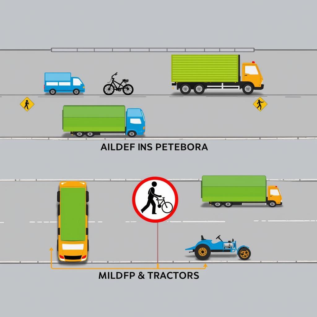 Welche Fahrzeuge sind auf der Kraftfahrstraße erlaubt? Autos, Motorräder, LKW und einige Roller. Fahrräder, Mofas und Fußgänger sind verboten.