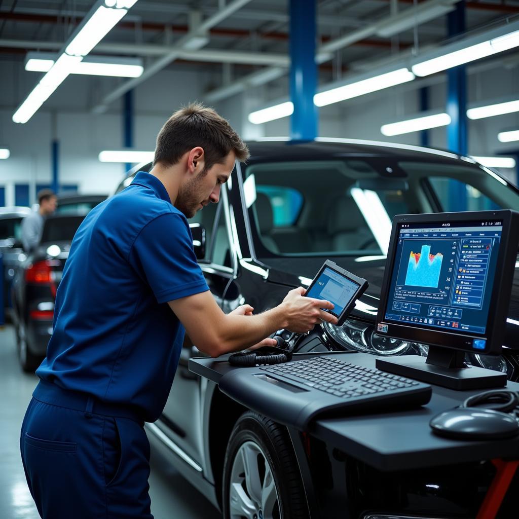 Zukunft der Autoreparatur: Elektrofahrzeuge