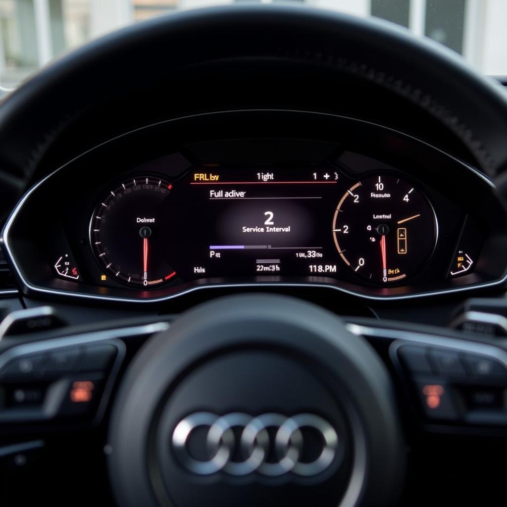 Audi A4 B7 Service Zurücksetzen über das Kombiinstrument