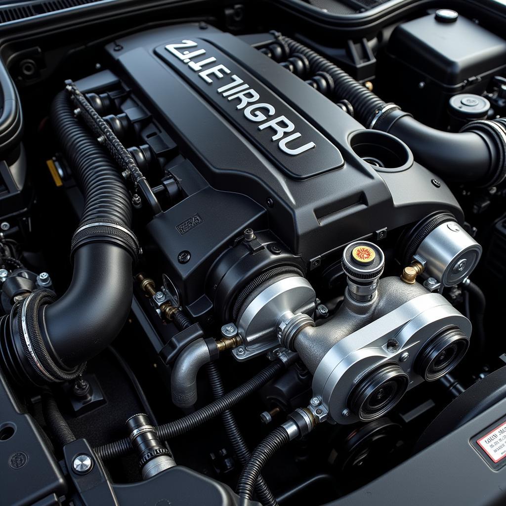 Audi RS4 Motor V8 Biturbo im Detail