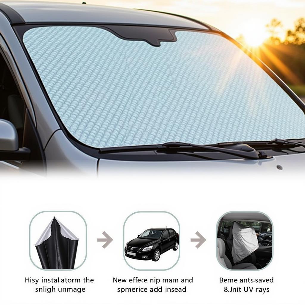 Autoscheibenabdeckung Sonnenschutz